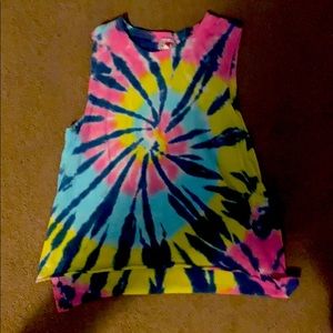 Tye dye tank